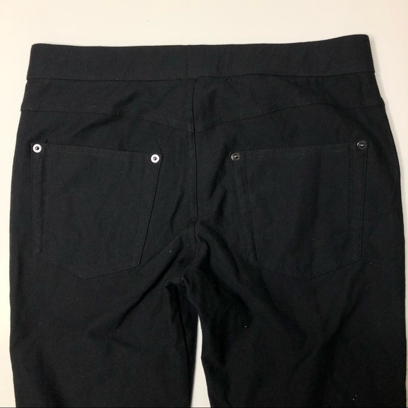 Nordstrom High Rise Elastic Waist Pull-On Jeggings Black S - Picture 5 of 5